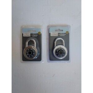 Set Of 2 Complete Home Heavy Duty Combination Padlock - Keyless Lock - New